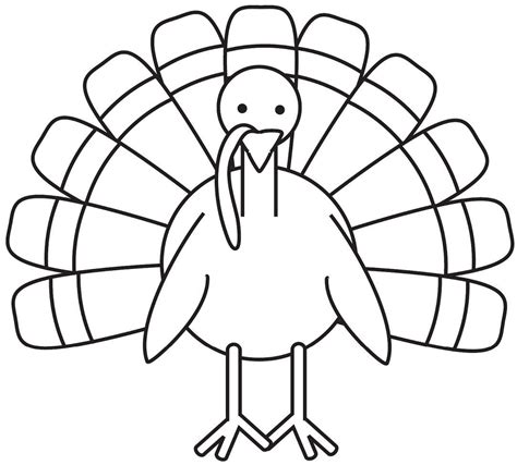 turkey printable turkey drawing thanksgiving coloring pages fall