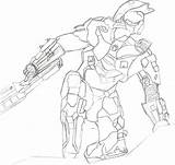 Halo Chief Master Pages Coloring Getcolorings sketch template
