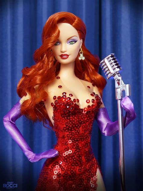 Jessica Rabbit In 2020 Barbie Gowns Barbie Celebrity Doll Dress