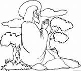 Coloring Pages God Jesus Coloring4free Praying Related Posts sketch template