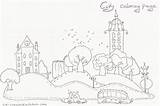 Coloring City Kids Color Print Scribe Adorable Just sketch template