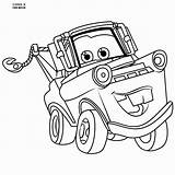 Cars Mater Disney Pages Tow Coloring Colouring Dot Printable Shark Blaze Color Print Colour Getcolorings Getdrawings sketch template