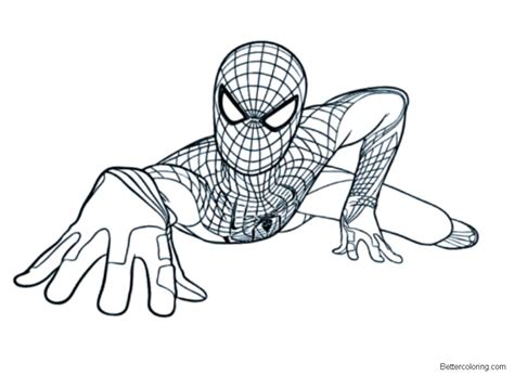 marvel spiderman homecoming coloring pages  printable coloring pages