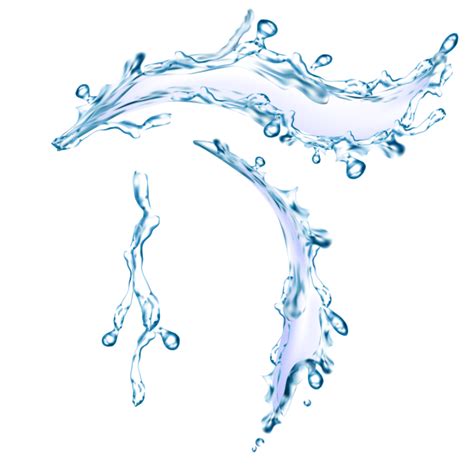 realistic splesk water water splash vector png and vector for free download