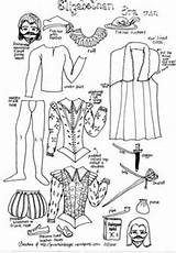 Elizabethan Era Ancient Paper Men Dolls History Doll Costume Pages Printable Egypt Fashion Kids Practical Clothing Shakespeare Theatre Coloring Time sketch template