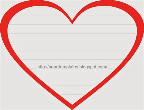 heart template  word clipart