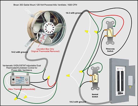 wiring attic fan thermostat diagram collection wiring diagram sample