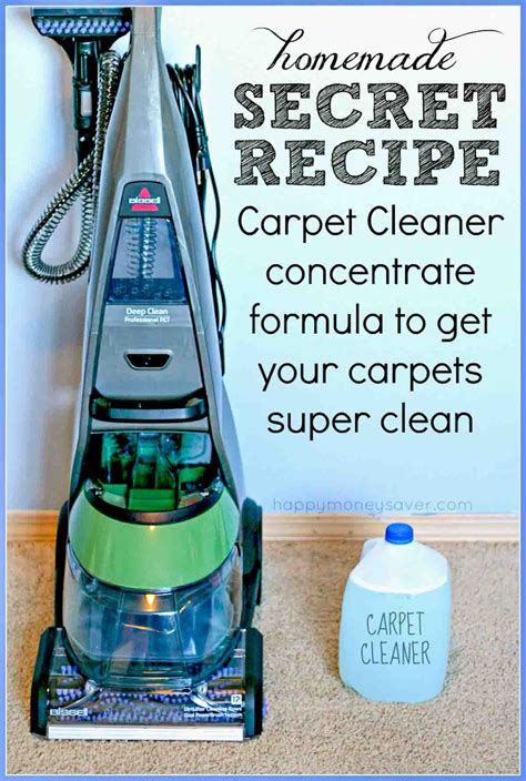 homemade carpet cleaner solution happymoneysaver