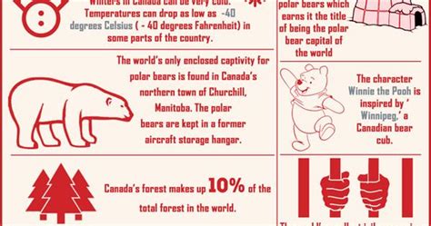 25 Fun Facts About Canada Geography Infographics