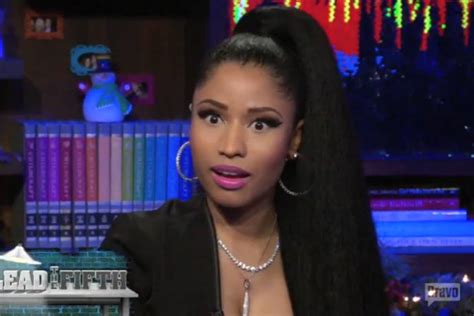 nicki minaj hints at who is biggest d k in the music biz it s two names that i want to say