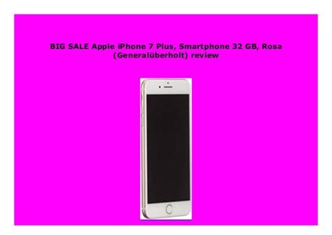 buy apple iphone   smartphone  gb rosa general berholt review