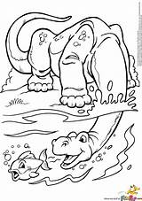 Coloring Pages Dinosaur Pebbles Tegning Kids Colouring Stuff Books Tegninger Getdrawings Printable Adult Sheets Dinosaurs Disney Getcolorings sketch template