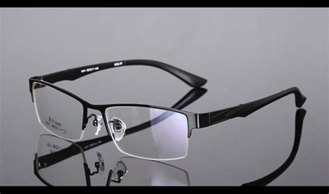 mens half rim commercials alloy frames eyewear eyeglasses custom made