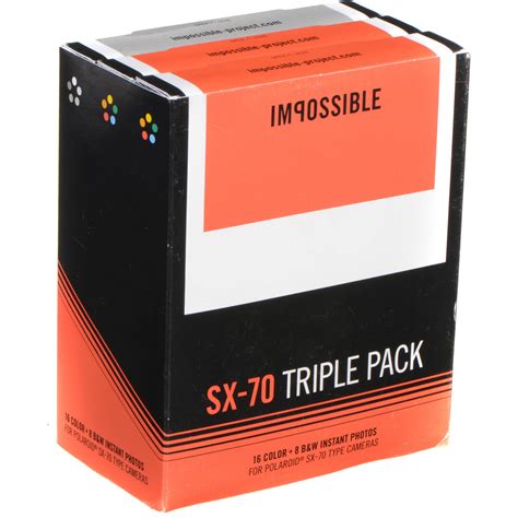 impossible sx  triple pack  instant film  bh photo video