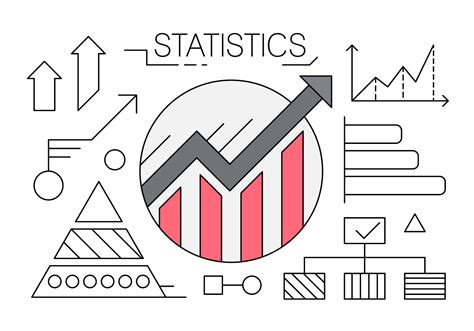 statistics vector art icons  graphics