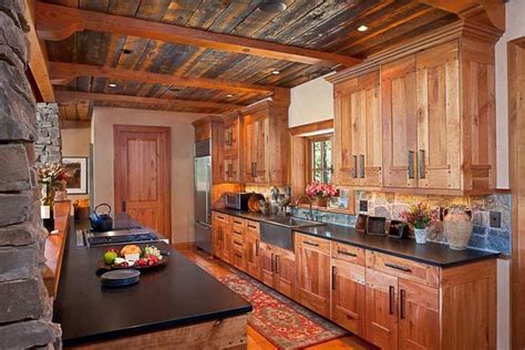 pin  jocelyn williams    home pinterest galley kitchen remodel rustic galley