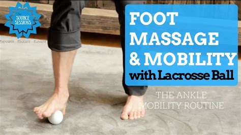 how to massage your foot with lacrosse ball by the source