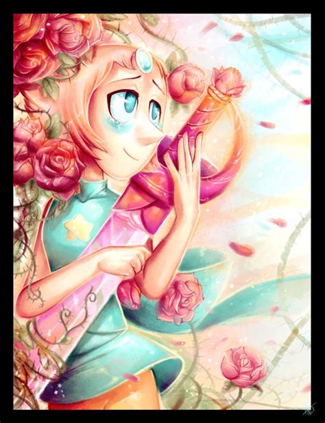 In Memory Of Rose Pearl Steven Universe By