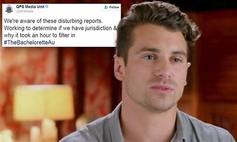 queensland police react to the bachelorette s matty being brutally