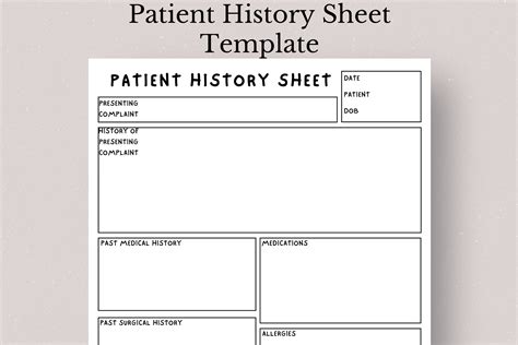 patient history  sheet  medicinepanursingdentistry patient