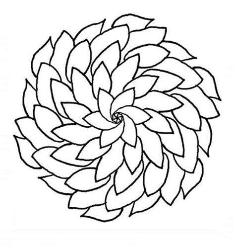 pretty flower coloring pages