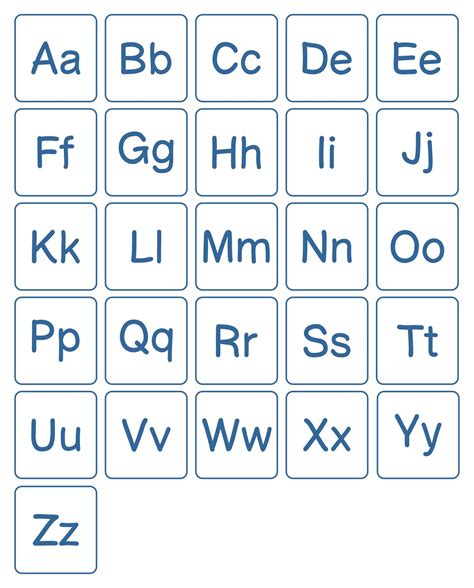 printable alphabet letters upper   case printable templates