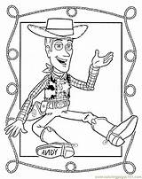 Coloring Woody Toy Story Pages Sheriff Popular sketch template