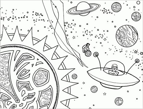 space  print coloring page  printable coloring pages  kids