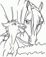 Spirit Coloring Pages Horse Colouring Comments sketch template