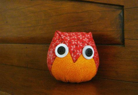 gataria folded owl pin cushions patterns owl sewing owl sewing