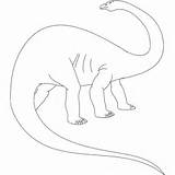 Apatosaurus Coloring Dinosaur Jurassic Pages Brontosaurus Categories sketch template