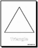 Shapes Triangle Coloring Pages Printable Color Square 7k Trace Star sketch template