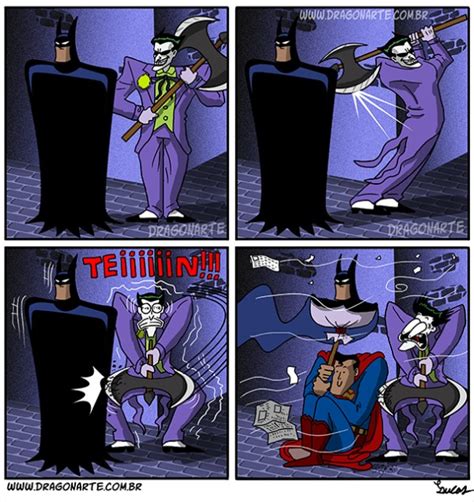 Batman Is The Real Joker In This Funny Comic Strip Series