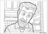 Inside Coloring Pages Fritz Riley Joy Anger Fear sketch template
