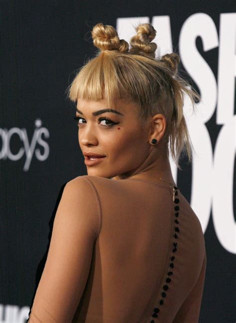 Rita Ora Celebrity Hair And Makeup New York Fashion Week Spring 2015
