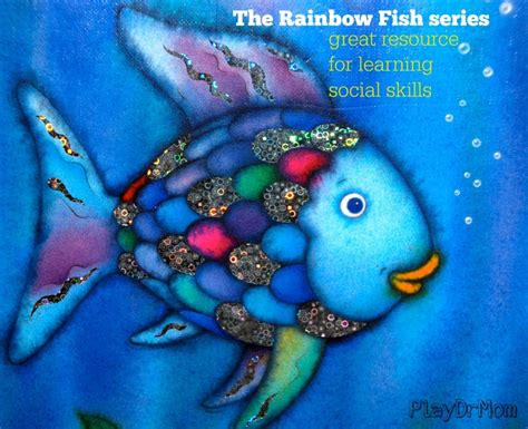 rainbow fish series  marcus pfister great resource  learning social skills play dr mom
