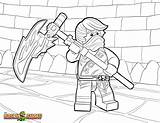 Ninjago Lego Coloring Pages Kai Zx Getcolorings Cole sketch template
