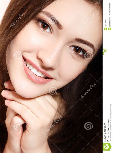 teen girl beauty face stock image image of hair human
