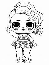 Lol Surprise Coloring Doll Pages Printable Kids Color Print Sheet Fun sketch template