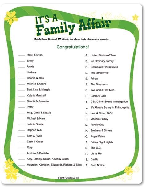 printable family reunion games activities partyideaproscom