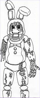 Fnaf Freddy Withered sketch template