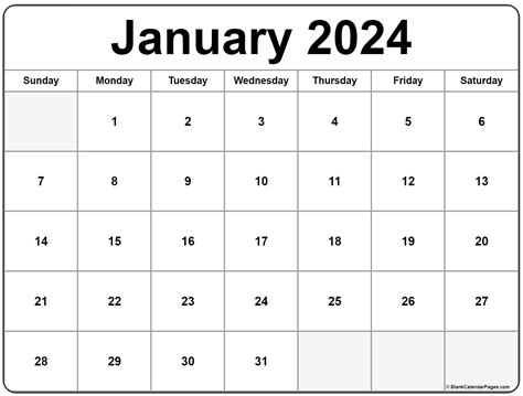 january  calendars  word excel    printable january
