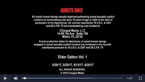 Elder Dalton Chapters 1 4 Dvd Lands In The Eu Jrl Charts