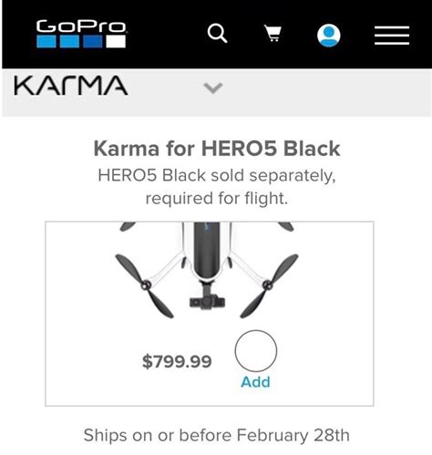 gopro karma drone    orders guess  worked   battery disconnect issue