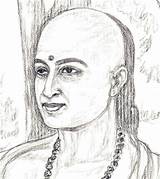 Chanakya Legend Biography India sketch template