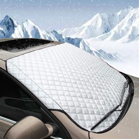 beeway car windshield cover heavy duty ultra thick protective windscreen cover snow ice frost