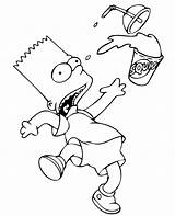 Bart Simpson Simpsons Goffo Kolorowanka Simpsonowie Ragazzo Kolorowanki Rapper Gemacht Fehler Druku Topcoloringpages sketch template