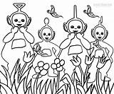 Teletubbies Coloring Pages Po Sheets Printable Color Kids Drawing Cool2bkids Getdrawings Getcolorings Print sketch template