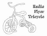Coloring Tricycle Pages Vintage Bicycle Old 1950s Wallpaper Printable Getcolorings Color Toys Patterns sketch template