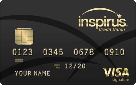 inspirus credit union releases  visa signature credit card